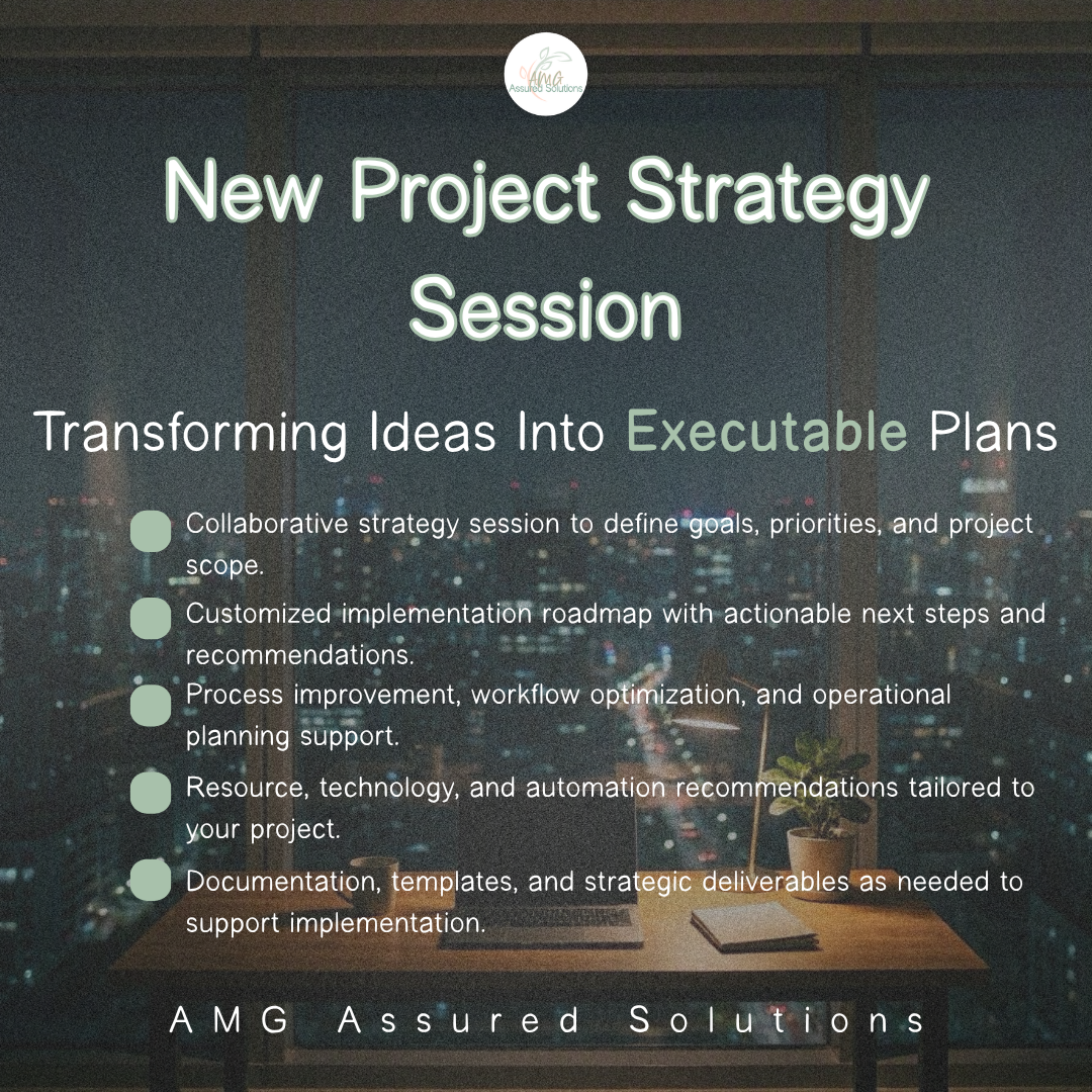 New Project Strategy Session