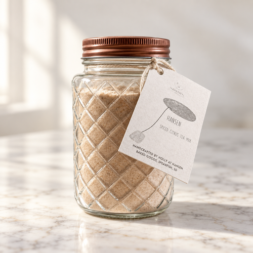 Hansen Spiced Citrus Tea Mix jar