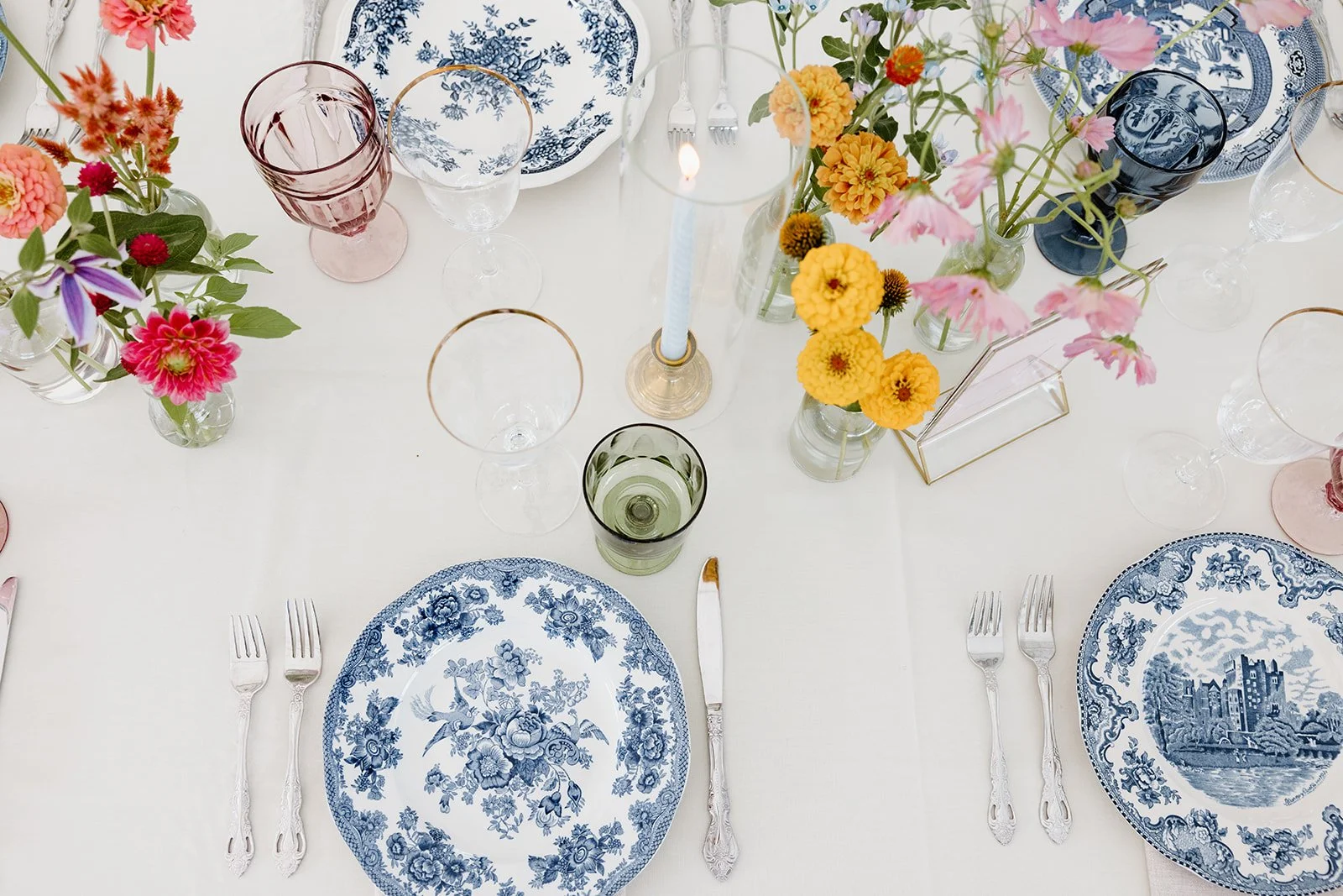 Eclectic vintage wedding rentals from AFA Rentals. 