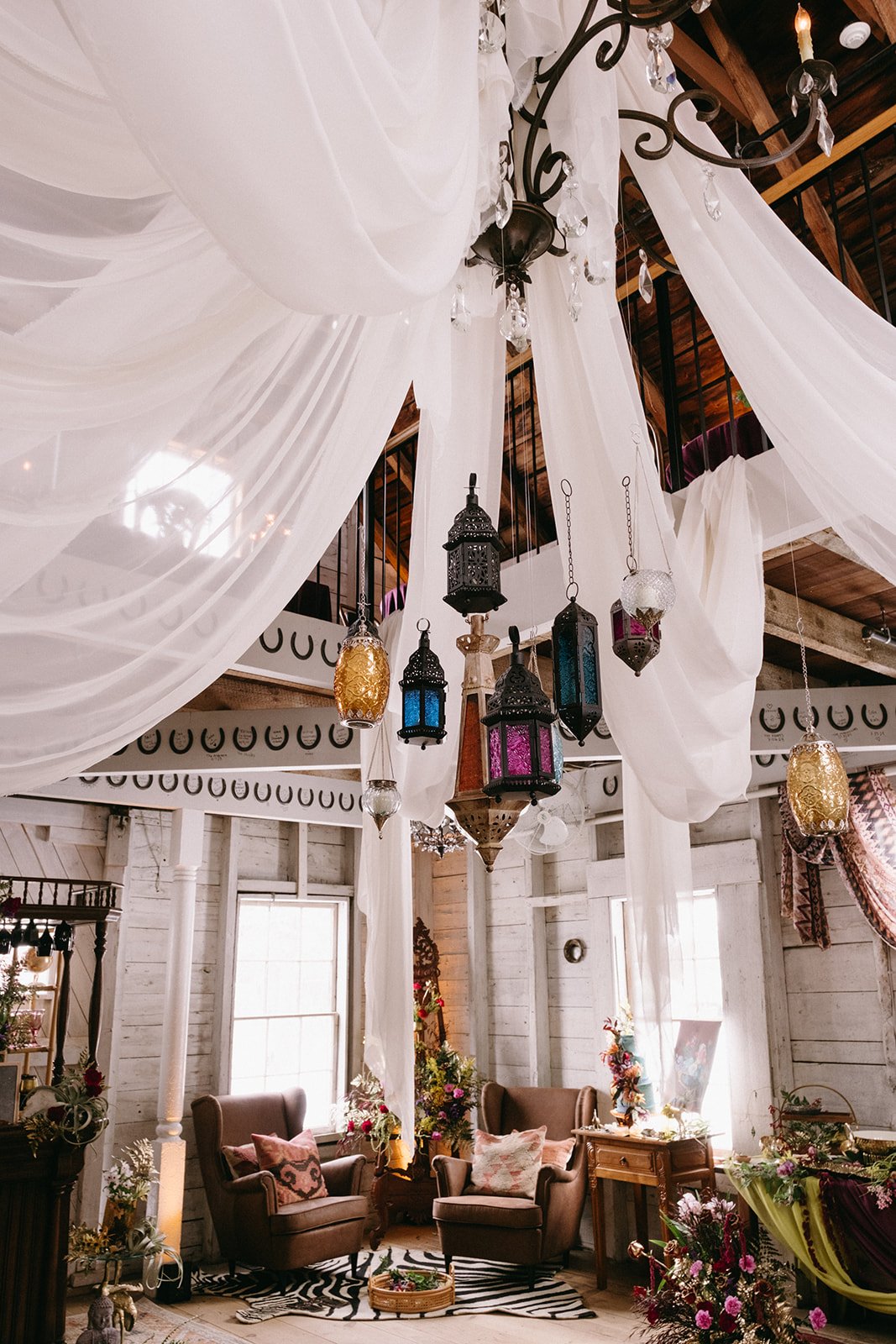 Ethereal nomadic wedding rentals from AFA Rentals. 