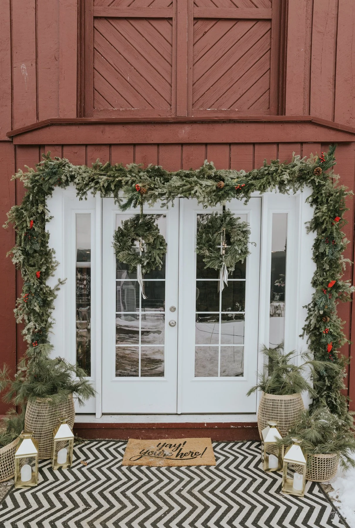 The entrance to the AFA Rentals showroom in Maine.