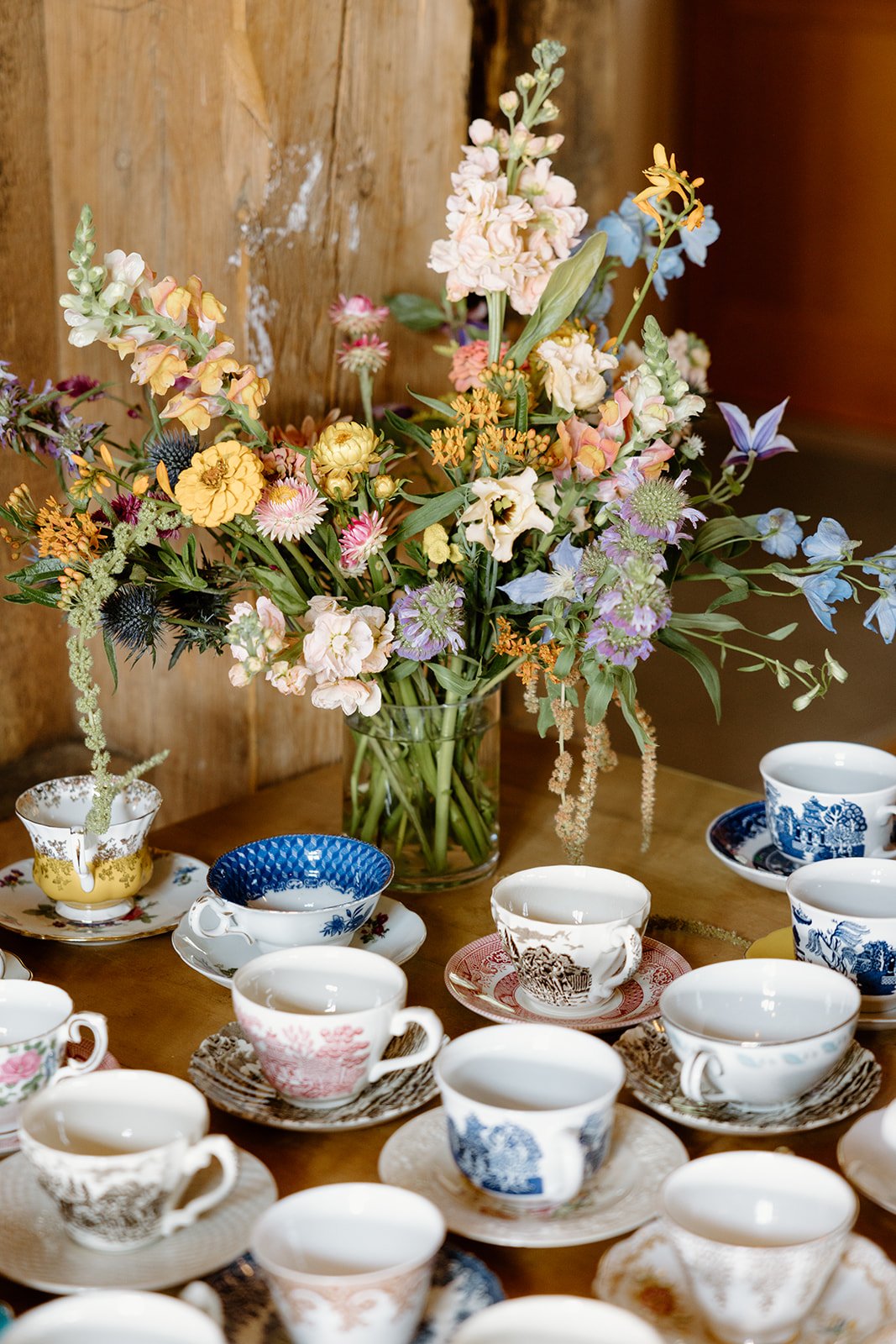 Eclectic vintage wedding rentals from AFA Rentals. 