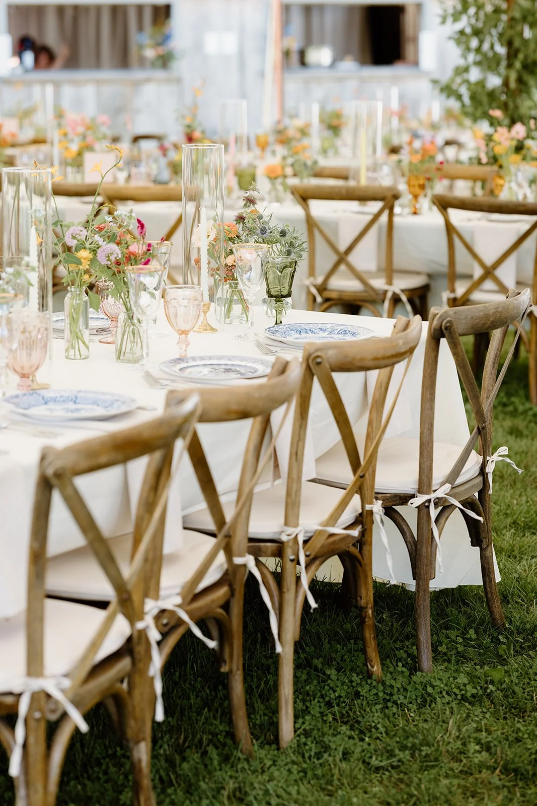 Eclectic vintage wedding rentals from AFA Rentals. 