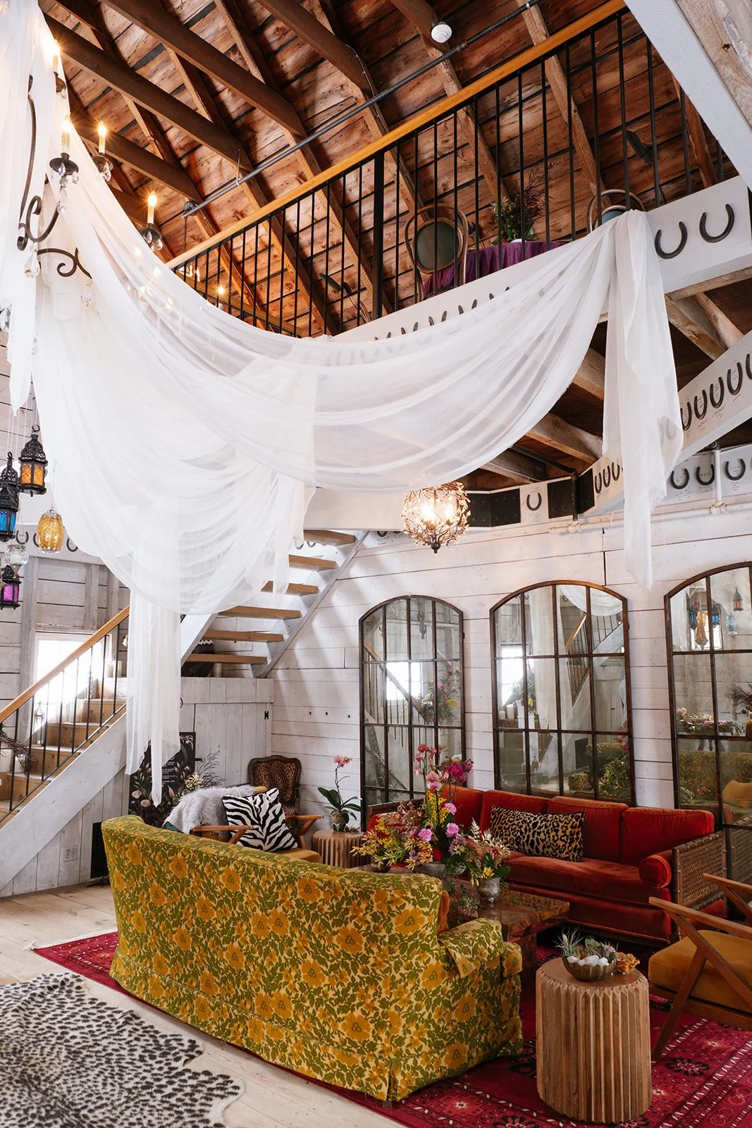 Ethereal nomadic wedding rentals from AFA Rentals. 