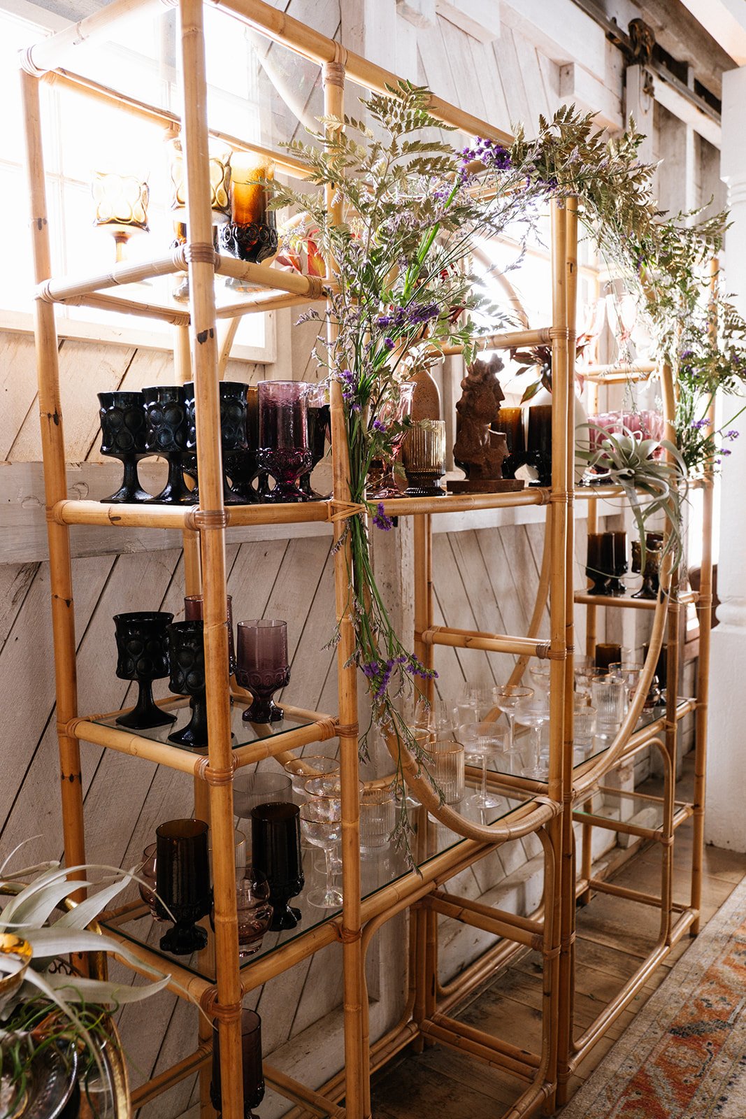 Ethereal nomadic wedding rentals from AFA Rentals. 