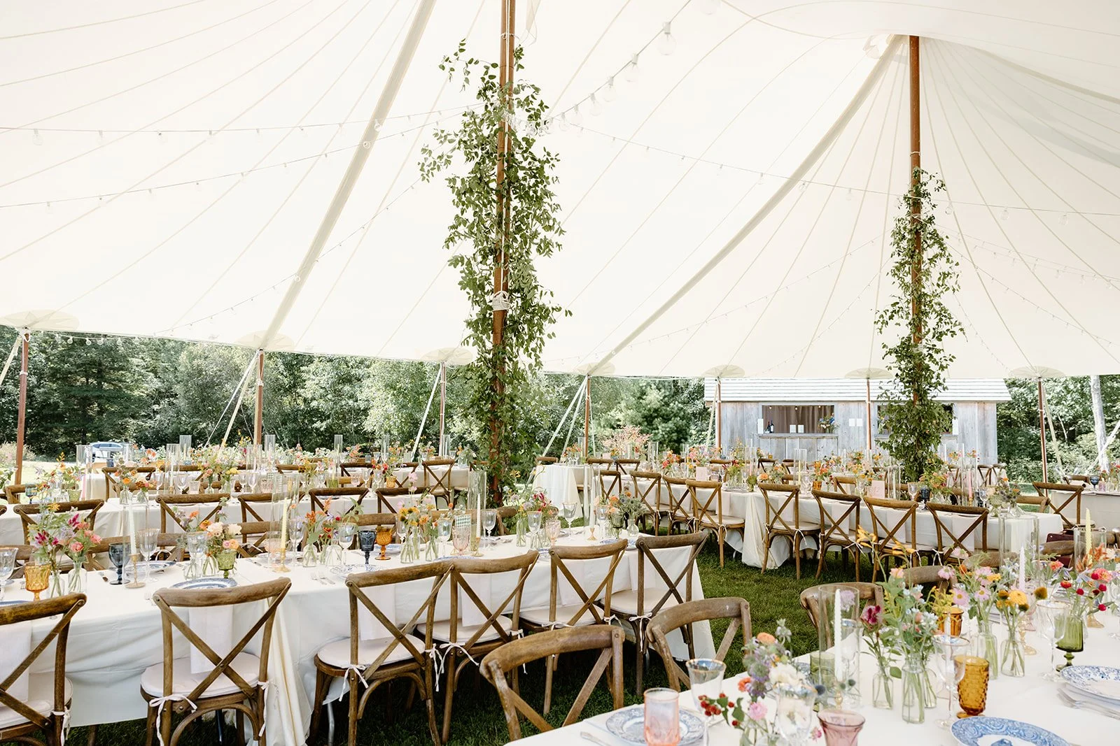 Eclectic vintage wedding rentals from AFA Rentals. 