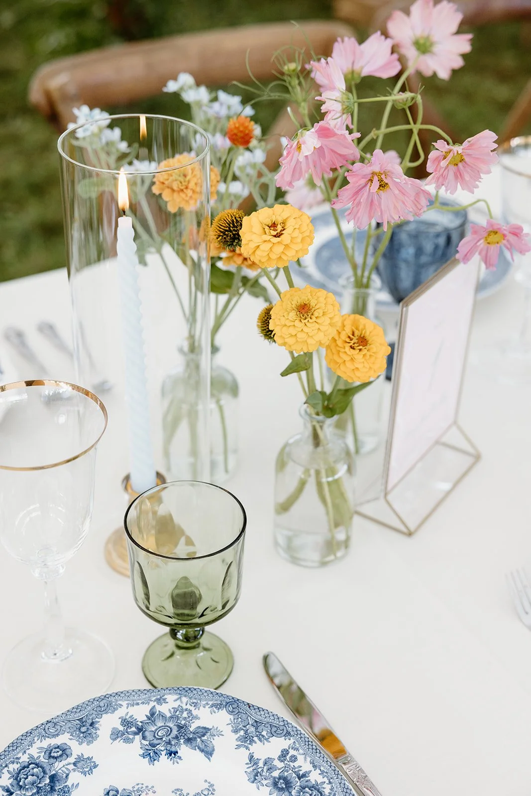 Eclectic vintage wedding rentals from AFA Rentals. 