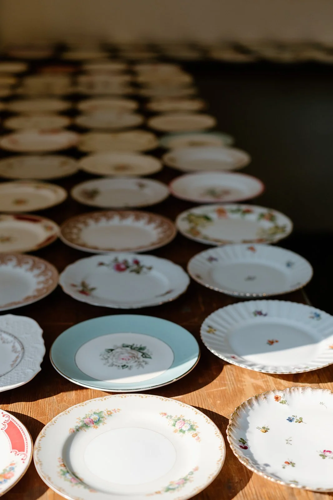 Eclectic vintage wedding rentals from AFA Rentals. 