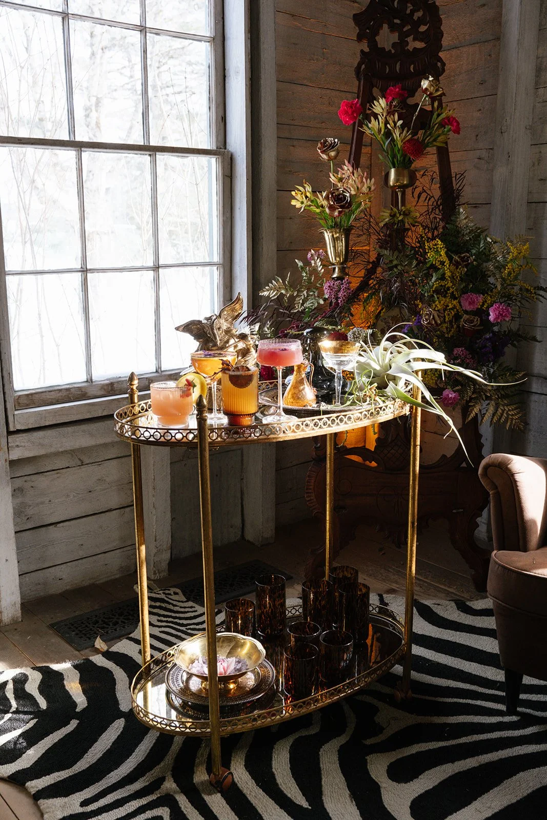 Ethereal nomadic wedding rentals from AFA Rentals. 