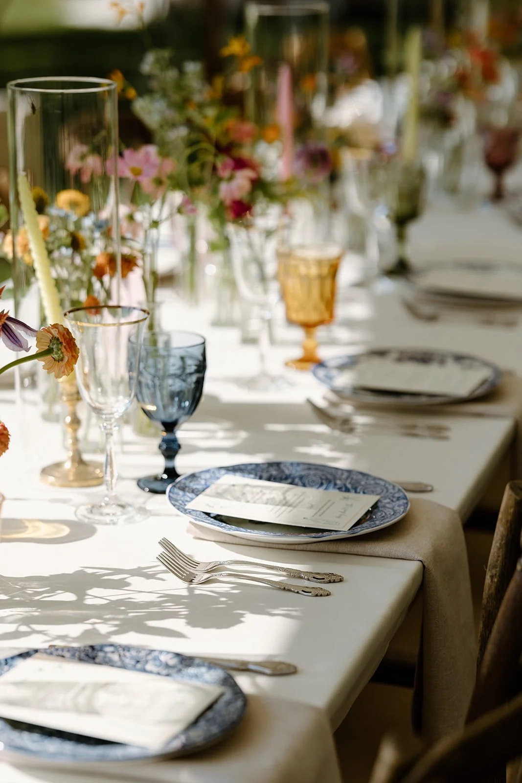 Eclectic vintage wedding rentals from AFA Rentals. 