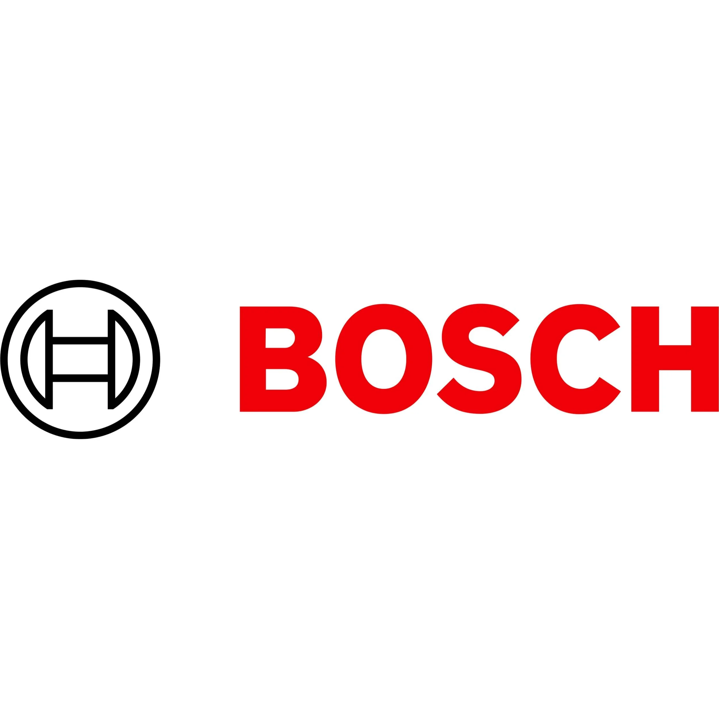 Bosch logo with black circular emblem and red text on a white background.