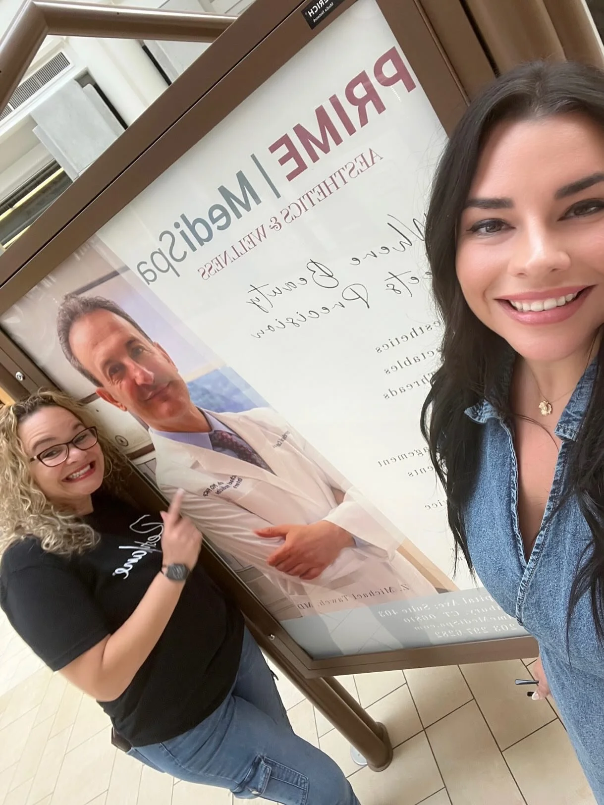 👀 Spotted! Dr. Taweh is now featured in the kiosks at the @danburyfairmall 

To celebrate this exciting accomplishment, we&rsquo;re giving YOU 20% off your next service. 

Here&rsquo;s how to claim it:
1️⃣ Snap a selfie at one of our 2 kiosks in the