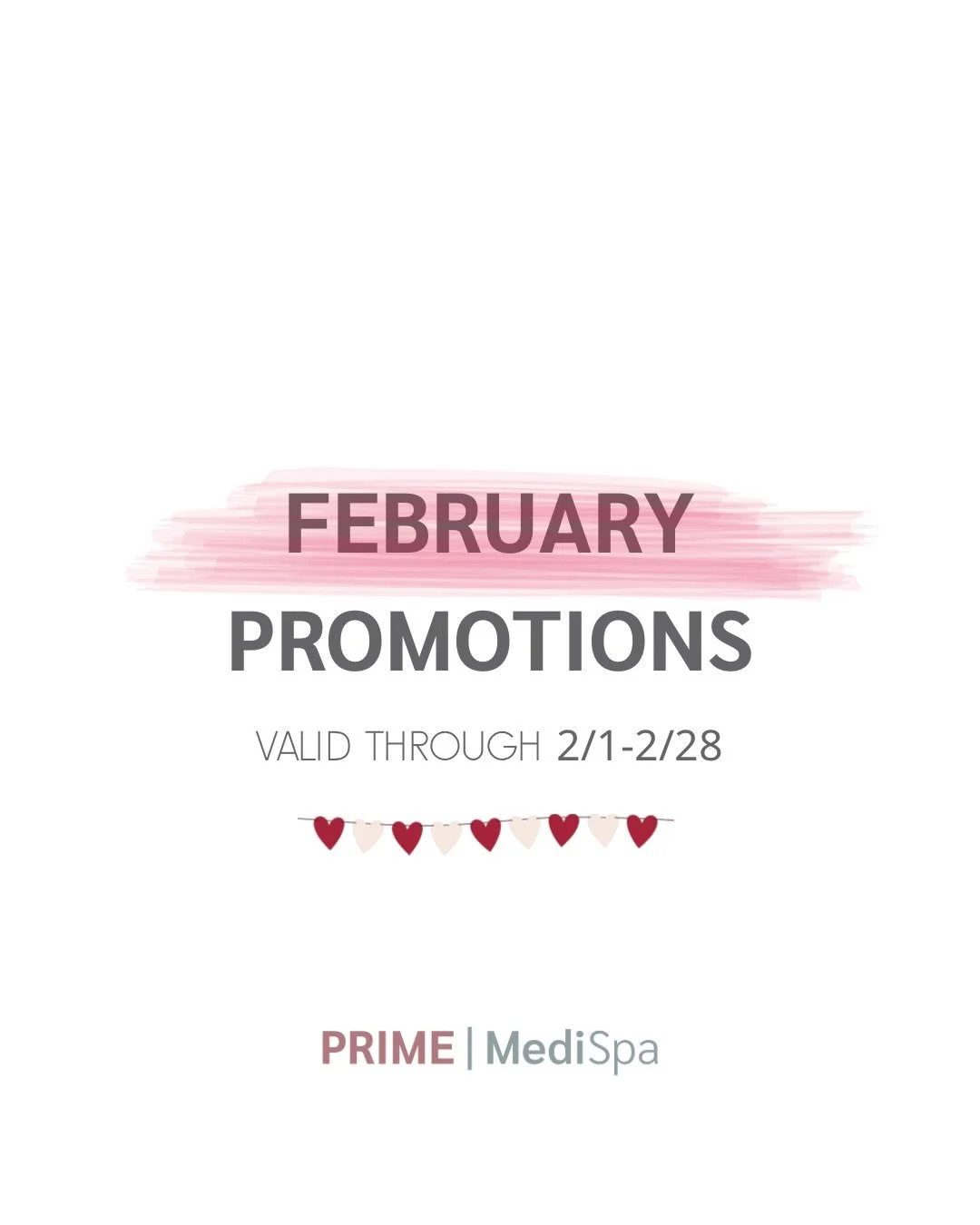 February is all about self-love ✨

Treat yourself to our February specials at PRIME Medispa:

💋 Kissable Lip Filler &ndash; $450
💓 Sweetheart Glow Facial with @starskyn.ny &ndash; $129
💧 Myers&rsquo; Cocktail IV &ndash; $179

Plus, our Product of 