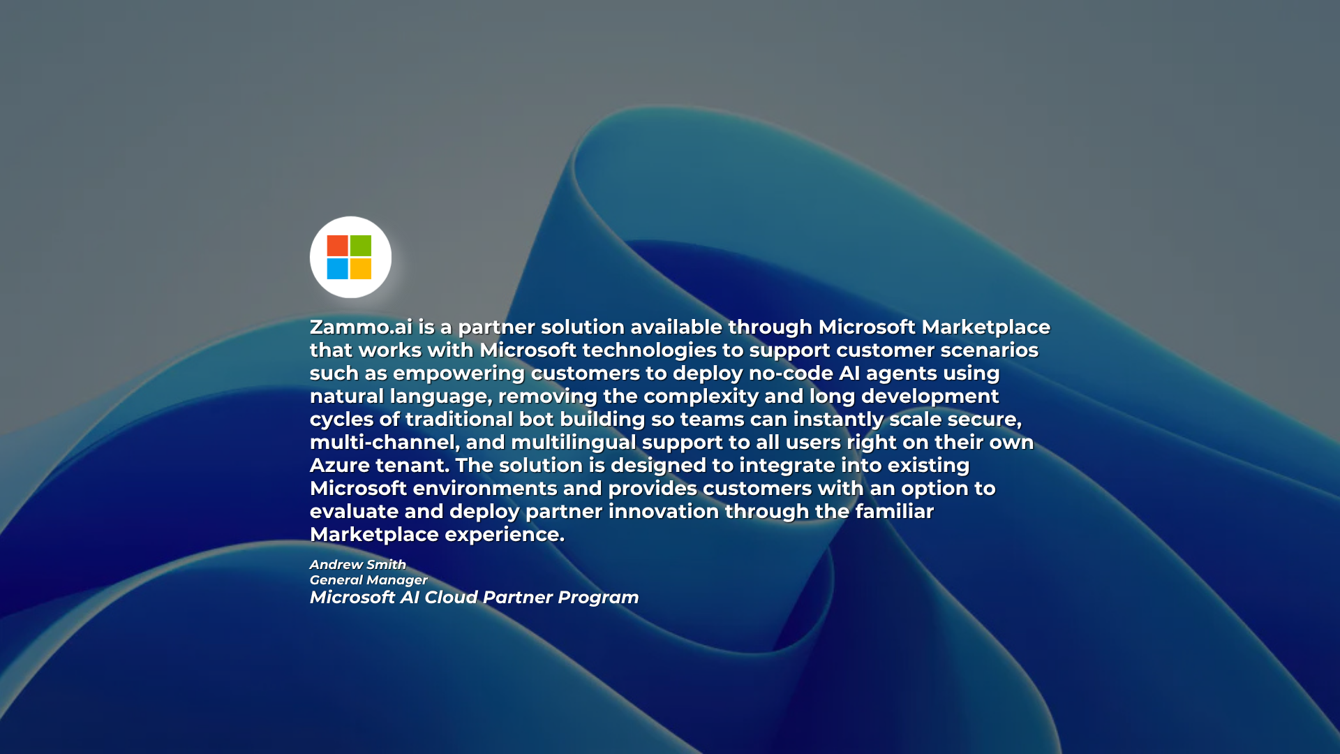 Microsoft Executive Quote