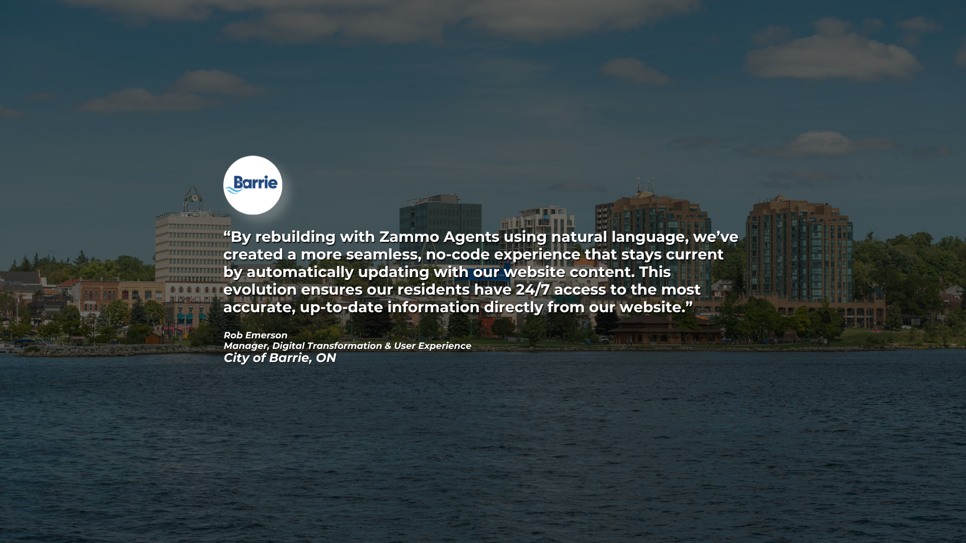 Quote from City of Barrie