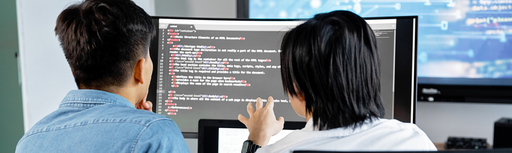 developers working on computer