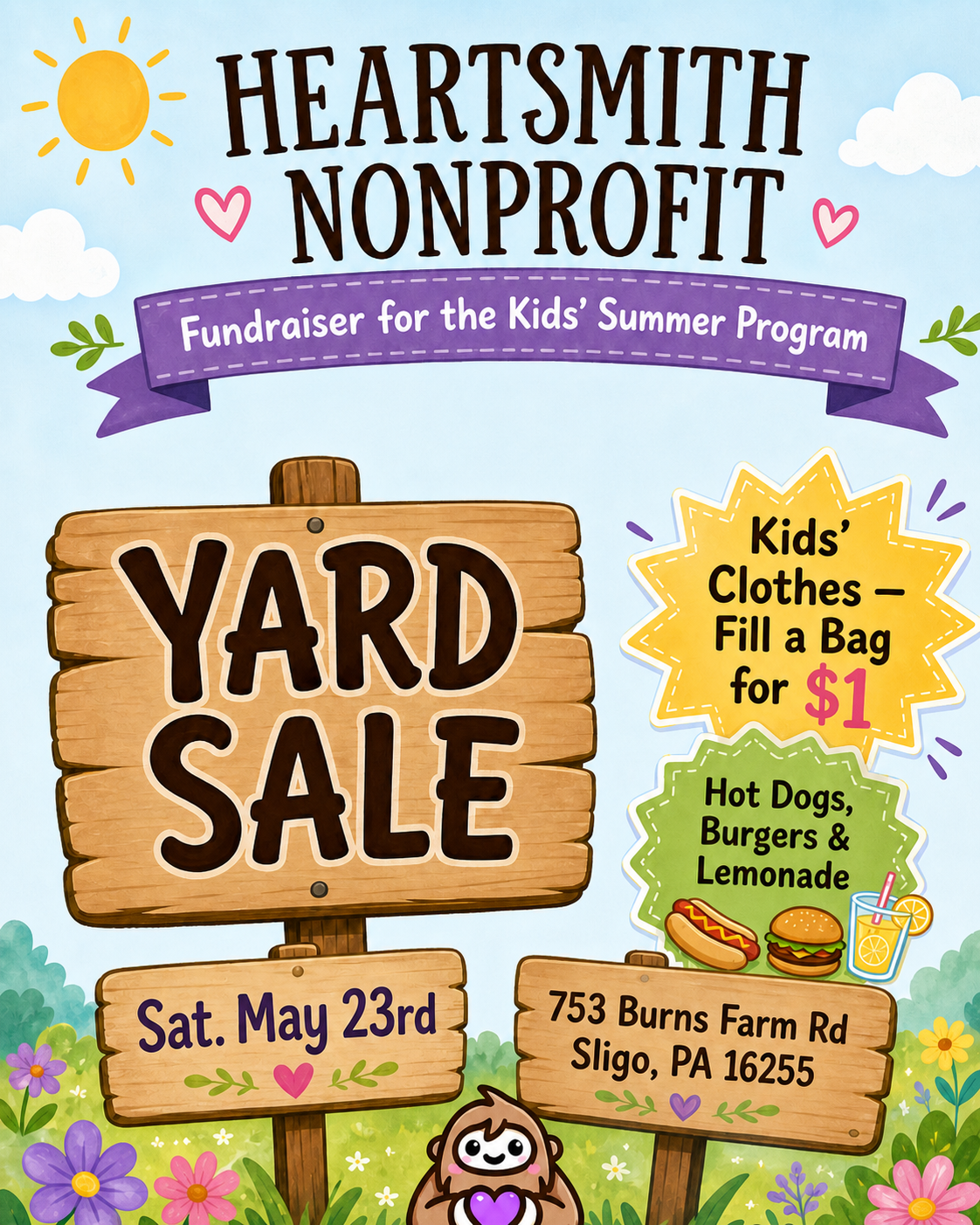 Yard Sale Fundraiser