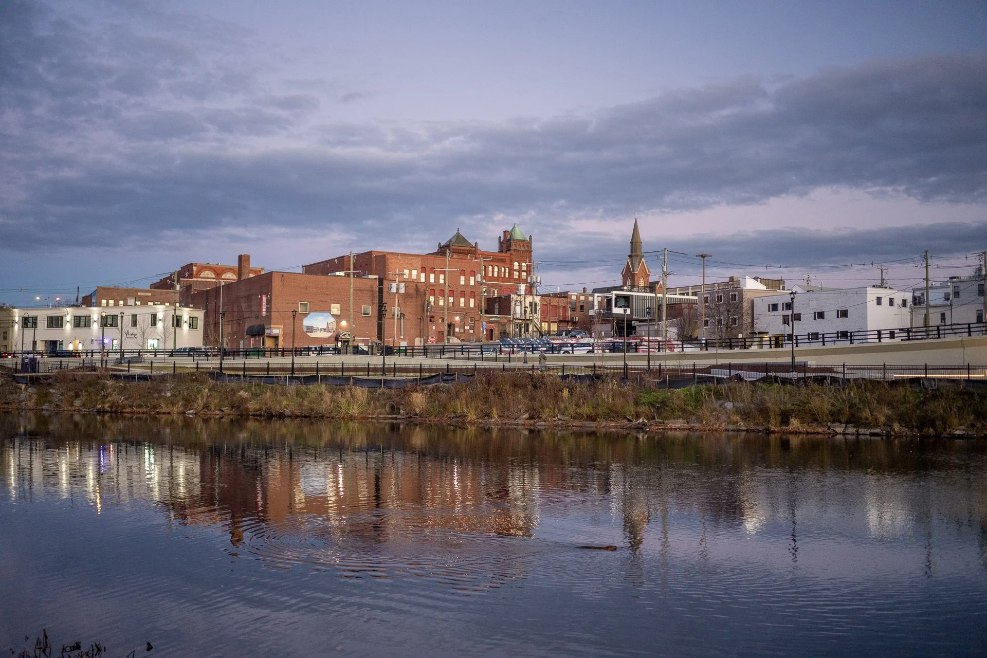 November 22, 2025 - Beaver makes the trip downtown. Nashua, NH