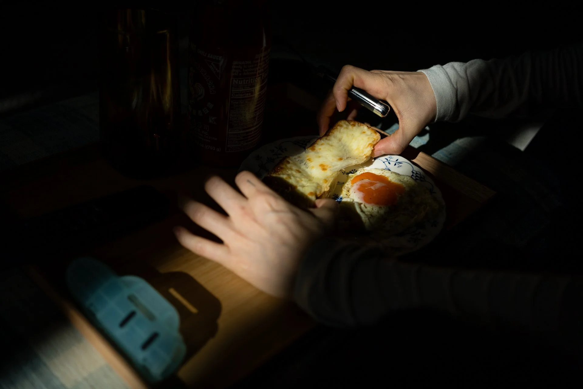 February 4, 2026 - Cheesy bread and eggs. Nashua, NH