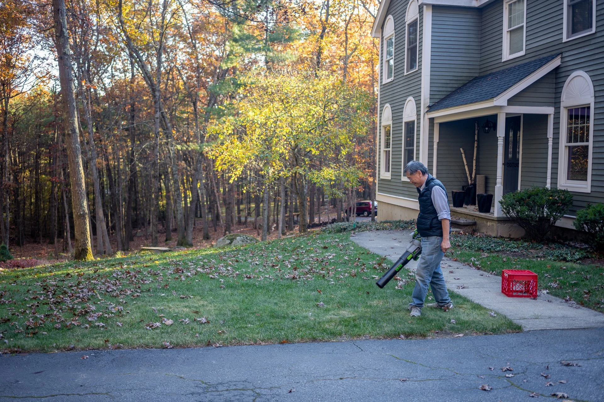 October 26, 2025 - His new toy. Groton, MA