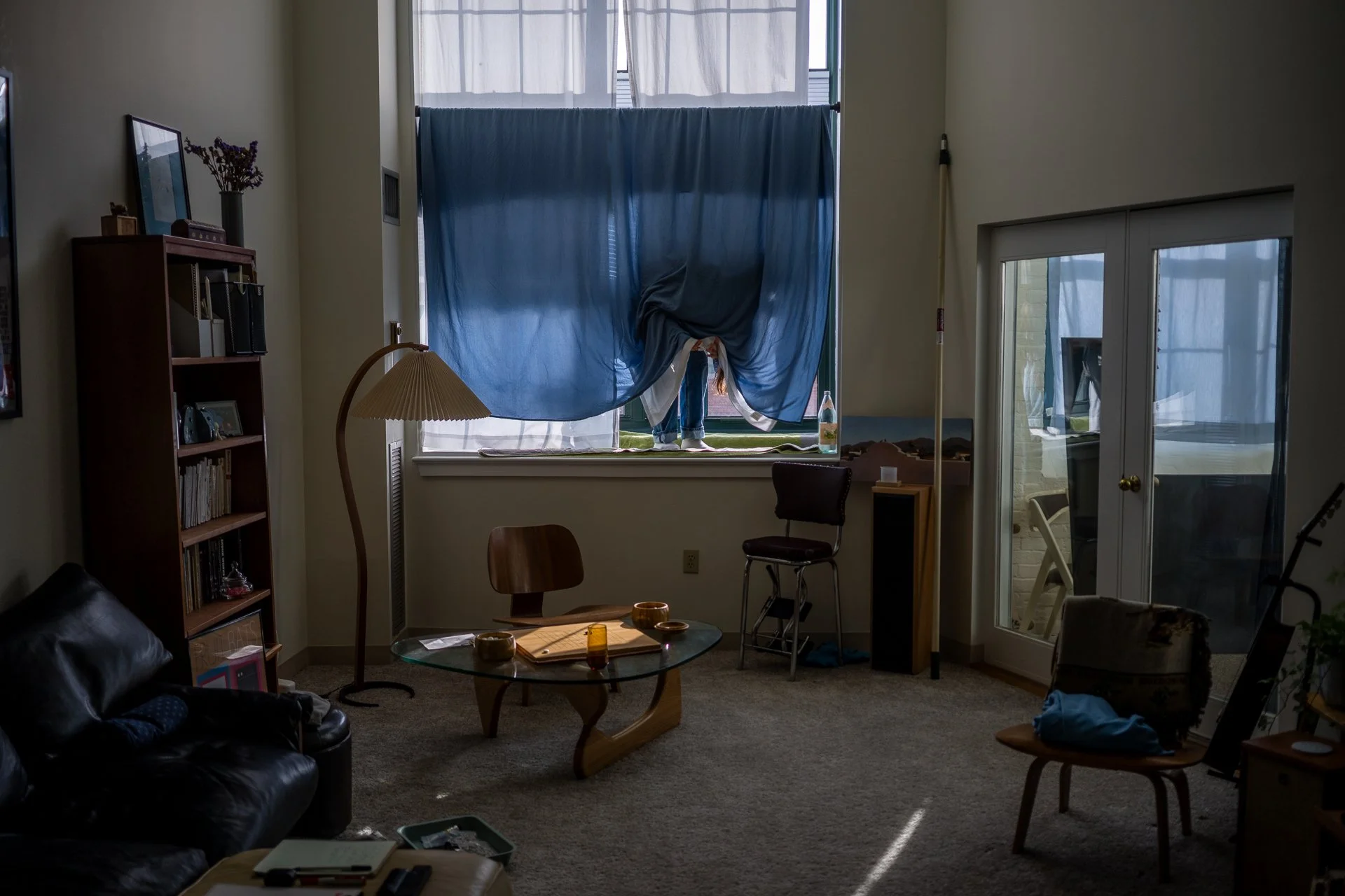 January 6, 2026 - The winter light changes so quickly, adjusting the curtains once again. Nashua, NH