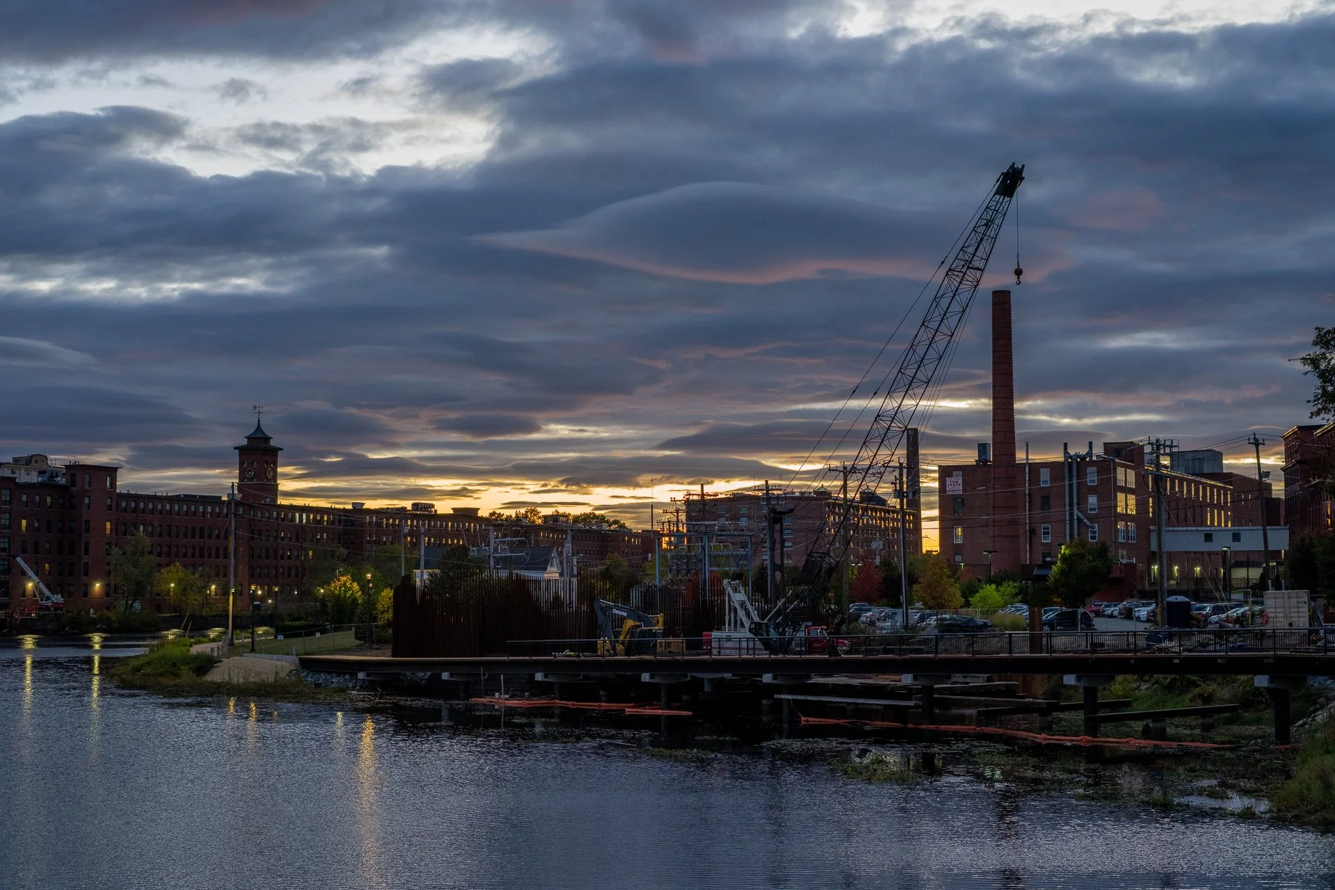 October 16, 2025 - Storm clouds a brewin'. Nashua, NH