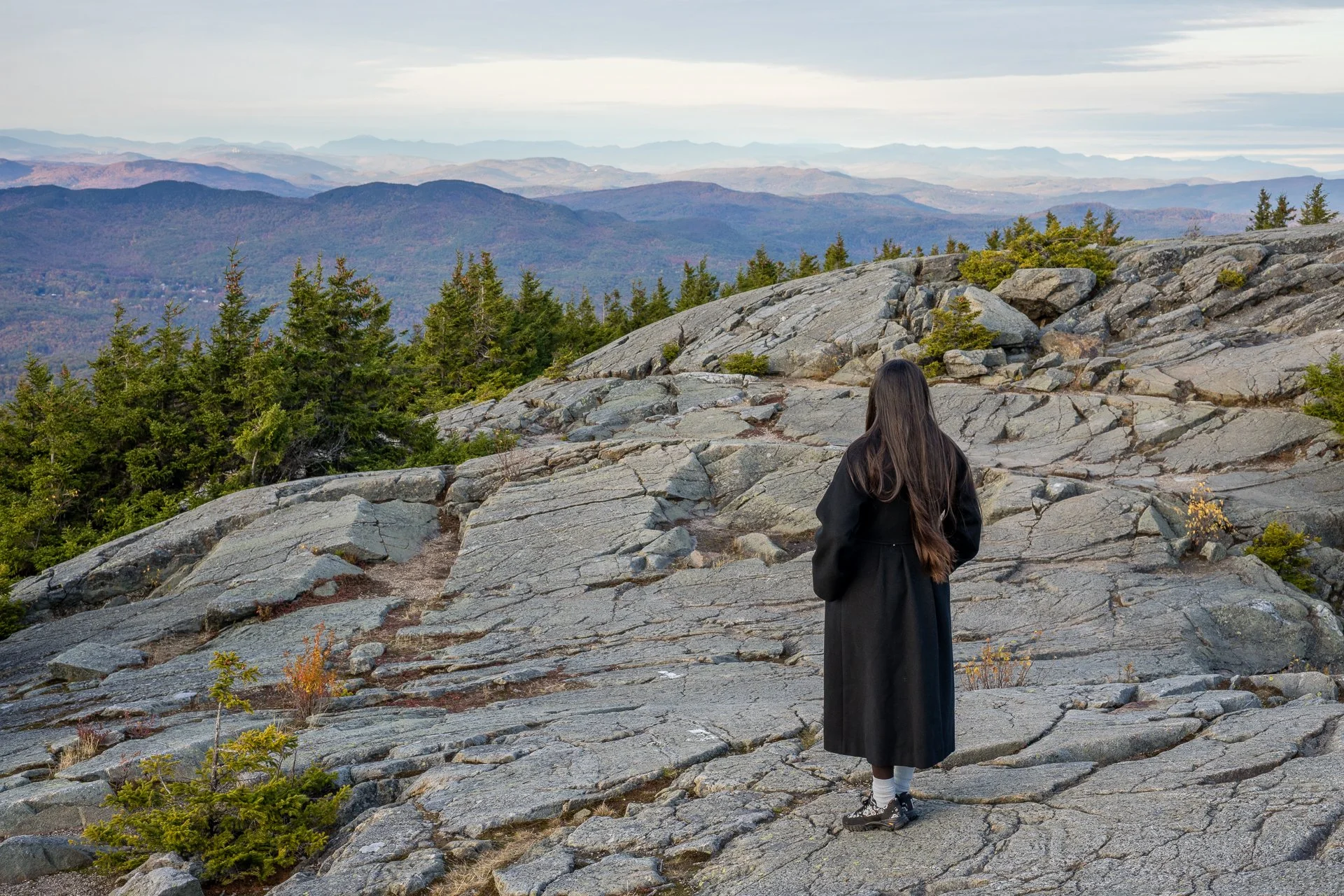 October 18, 2025 - Overlooking New Hampshire's foliage. Warner, NH