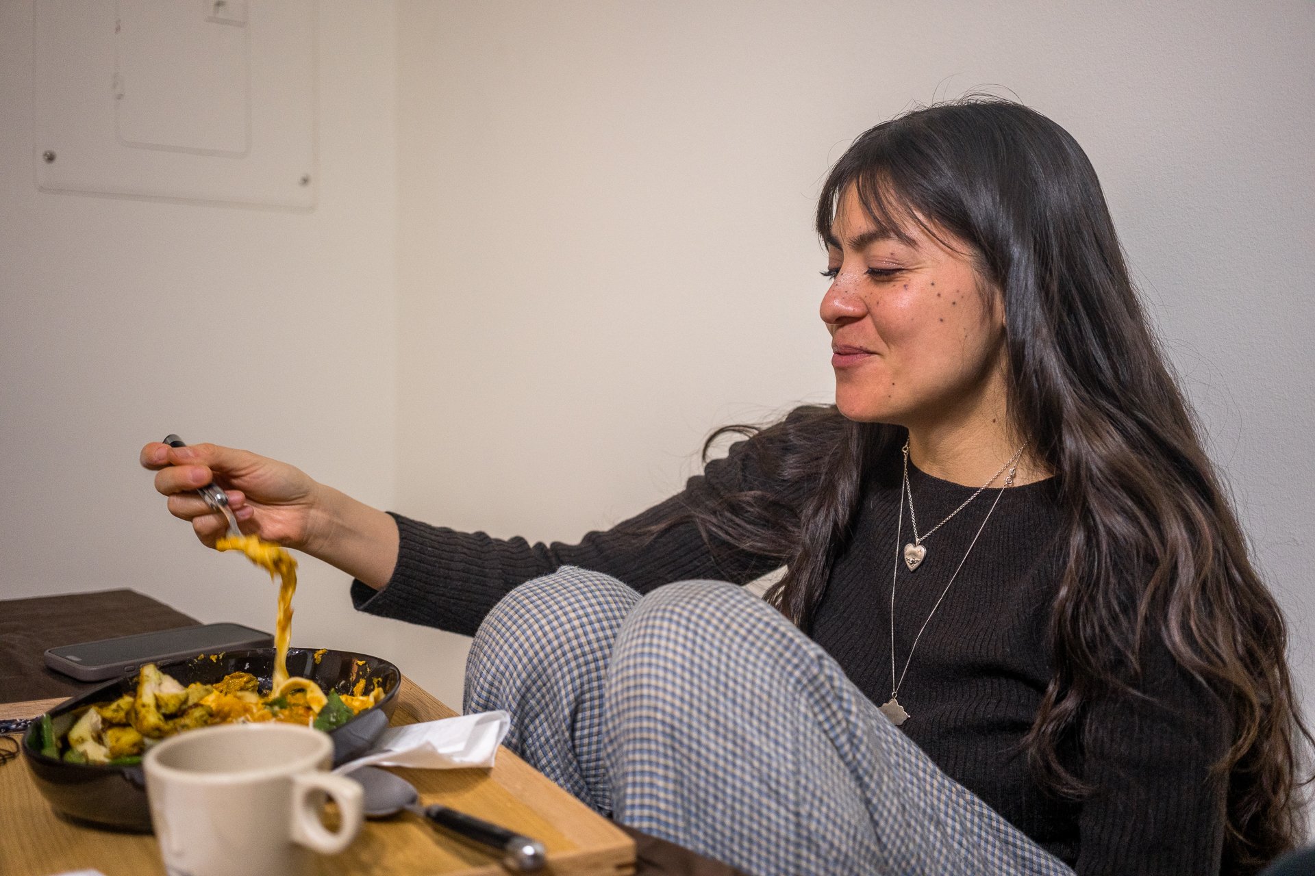 January 24, 2026 - Finally got a table to fill out our nook. Made some pasta as its first meal. Nashua, NH