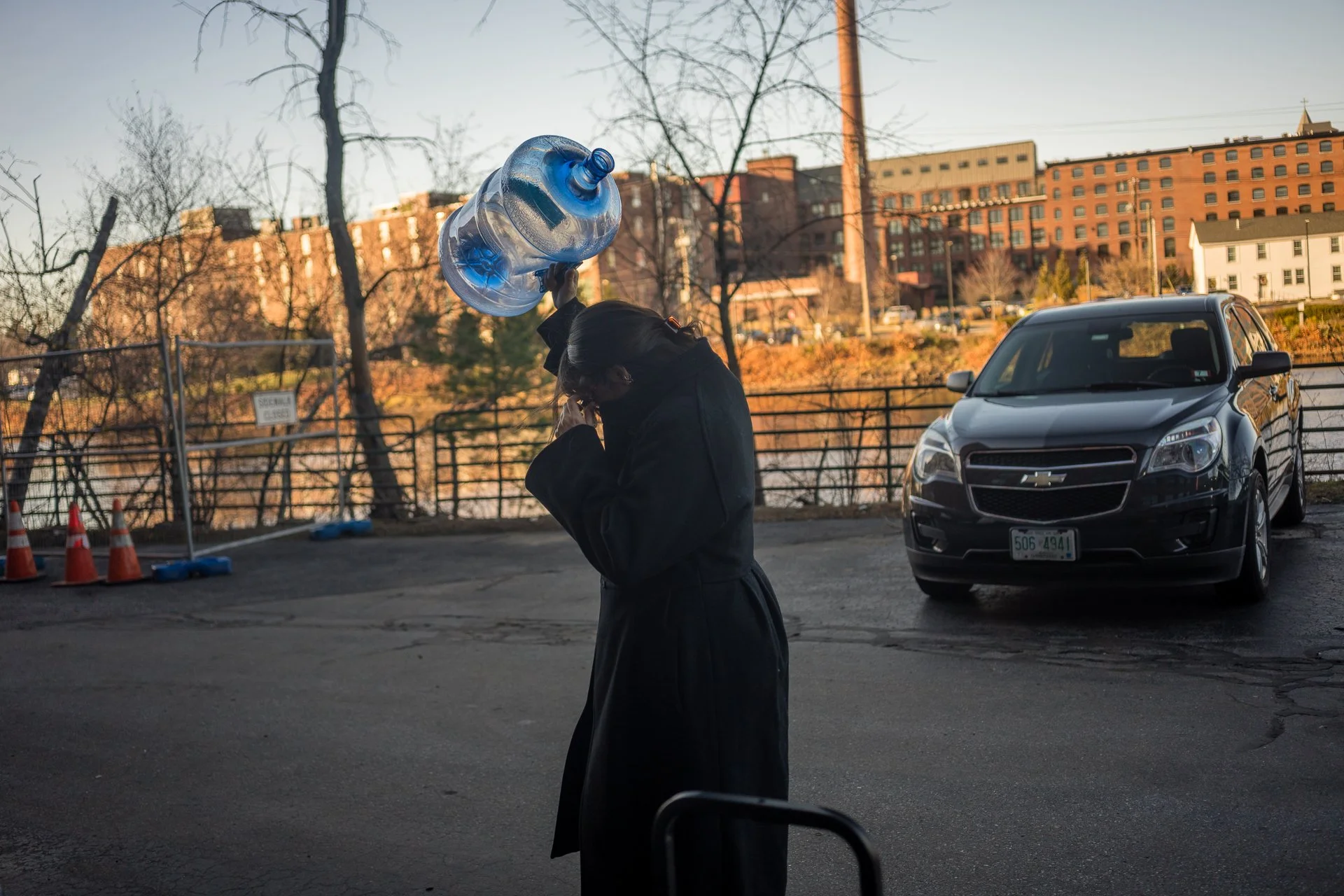 December 1, 2025 - Drying out our water jugs...before filling them up with water (it's drinking water so we're not crazy). Nashua, NH