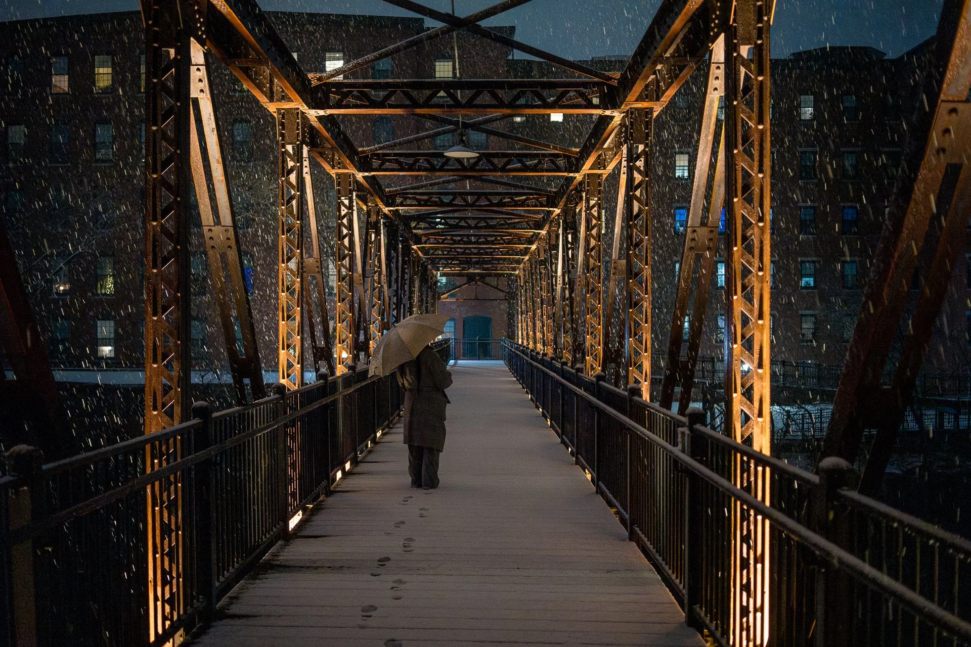 December 23, 2025 - Snowy evening walk. Nashua, NH