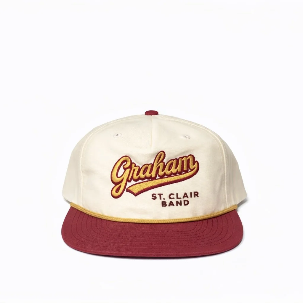 The Classic - White / Red - Snapback Hat