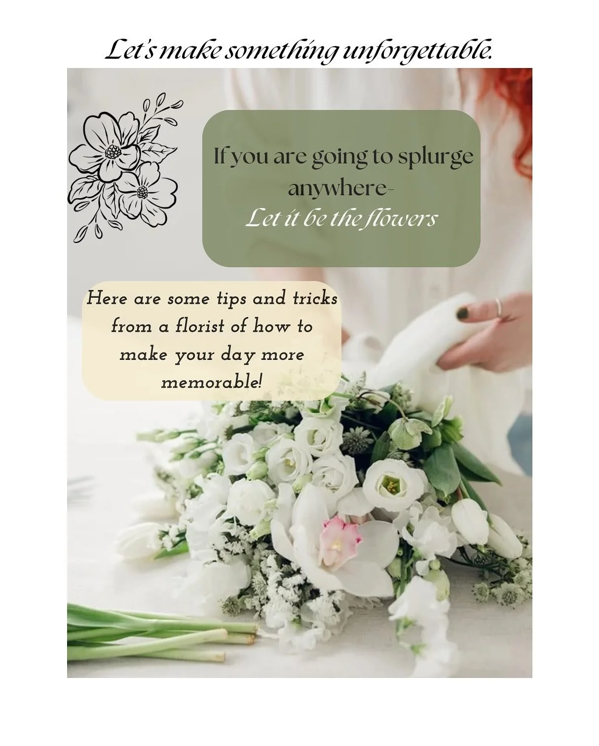 💐 A few florist secrets to help your wedding day truly POP! ✨⁠

I&rsquo;m sharing some of my favorite tips and tricks from behind the scenes, things I&rsquo;ve learned over the years that can really elevate your floral vision and create those unforg