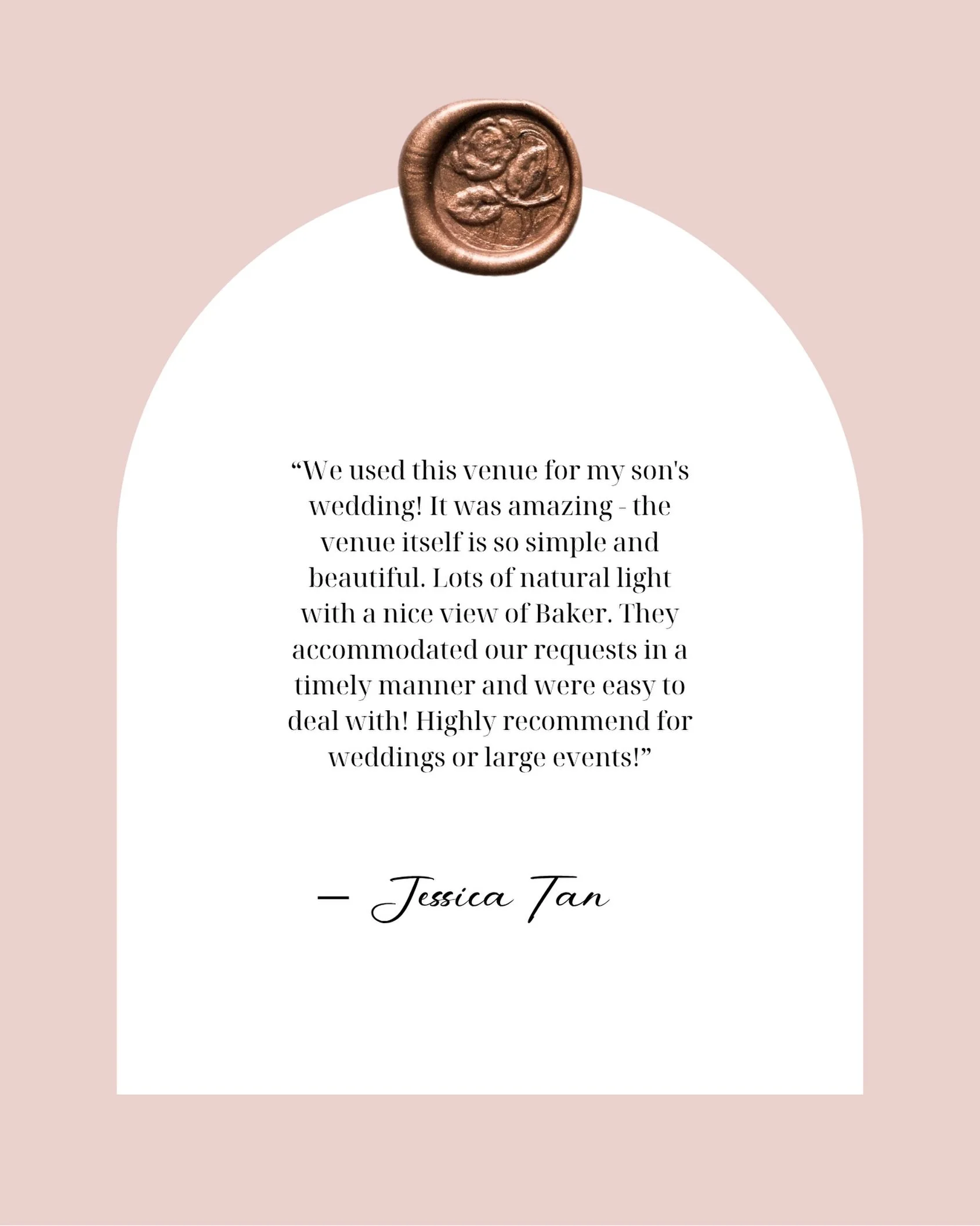 Nothing means more to us than kind words from our wonderful guests. Thank you Jessica for trusting us with your son&rsquo;s wedding event at The Gables💗

We are taking bookings for 2026/2027. For inquiries and reservations, please contact us at hell