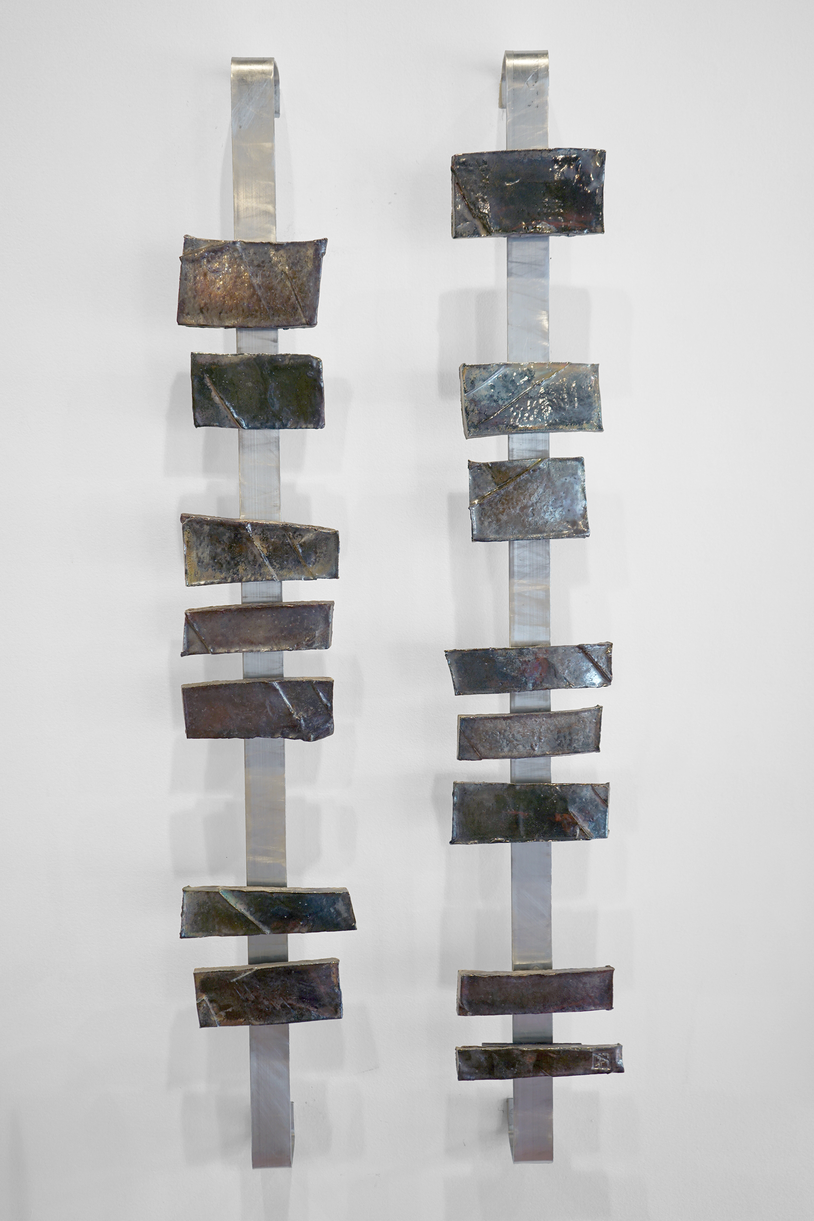 Beyond the Surface II, ceramics & aluminum