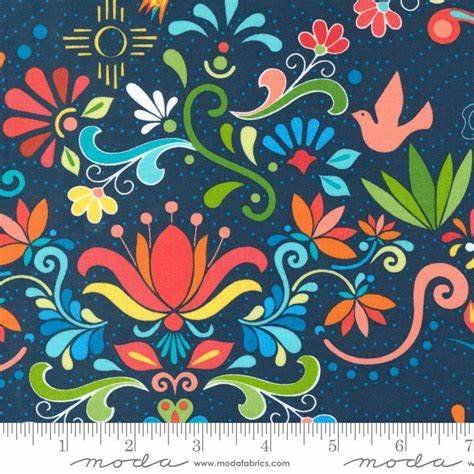 Land of Enchantment - Blue Floral.jpg
