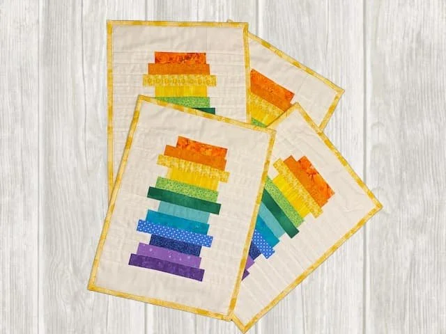 Set of 4 Placemats - Rainbow