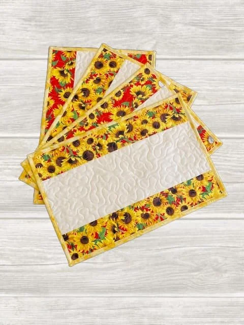 Set of 4  Placemats - Sunflower