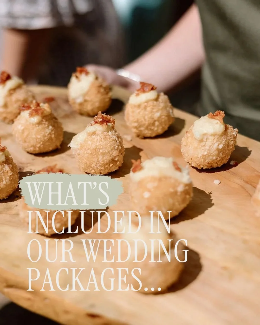 What's included in our packages?

🥙Delicious food
⭐️Friendly service staff
🧹Setup &amp; cleanup
🍽️Crockery &amp; cutlery

Want to make it extra special? We can provide optional extras like table linen, speciality crockery and other decorative touc