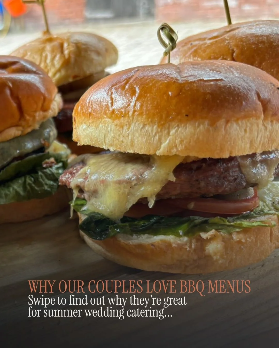 Planning a spring or summer wedding? A sophisticated BBQ could be the of the season🍔✨

If you&rsquo;re dreaming of a relaxed, outdoor celebration, our BBQ menu is the perfect match. 

Let's chat about your summer wedding menu.

📞07494 797 321

📧en