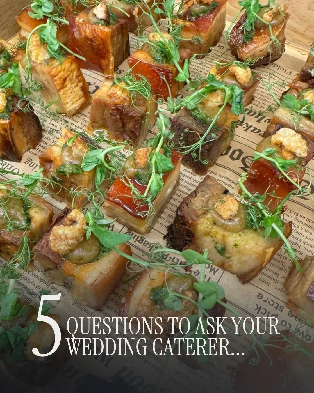 Planning your wedding?💒

Here are 5 essential questions to ask your caterer and our honest answers to each.

You deserve a catering partner who cares about your wedding as much as you do. Don&rsquo;t hesitate to ask questions!

❓Have more questions 