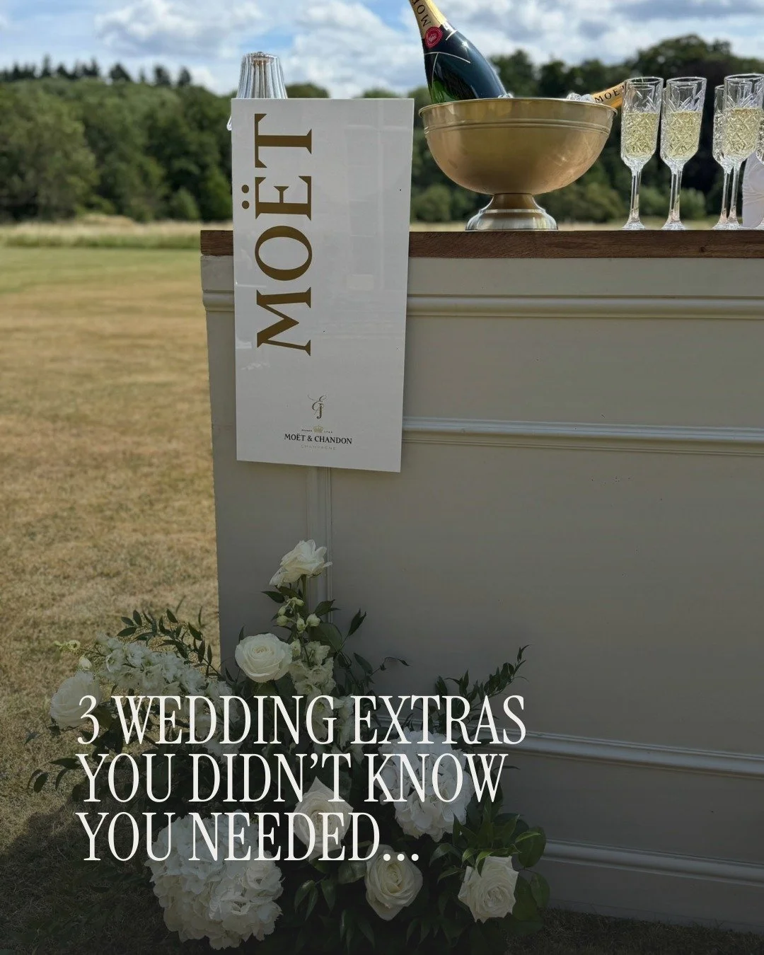 Planning a wedding is all about the big moments but sometimes it&rsquo;s the little details that keep everything running smoothly and everyone happy 💒

We&rsquo;ve rounded up 3 wedding extras that often get overlooked but make a world of difference 