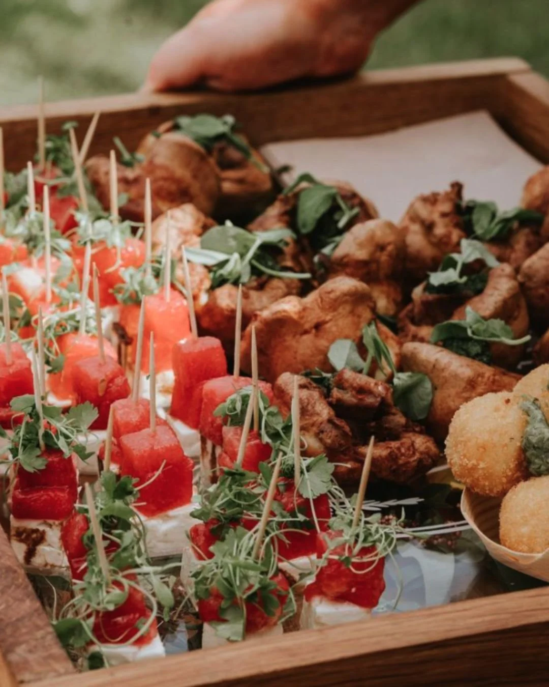 We&rsquo;ve reimagined bite-sized dishes, creating a perfectly made canap&eacute; menu designed to leave your guests wanting just one more&hellip;

With a versatile selection of delicious pairings and flavours, we cater to every preference, whether y