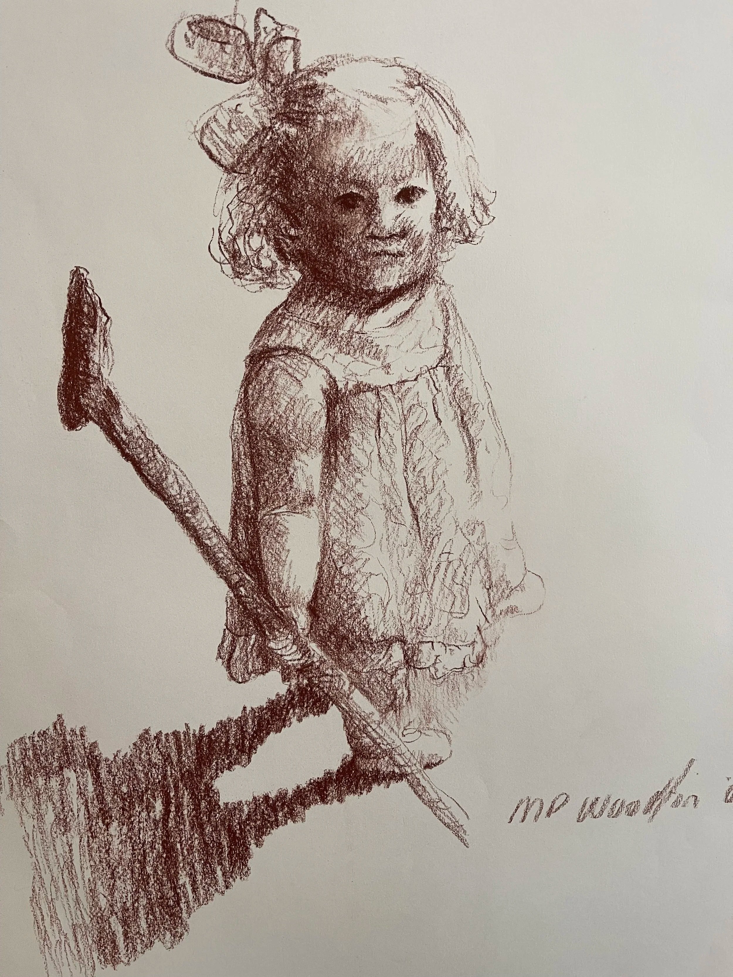 Conte Pencil, Grady Jane