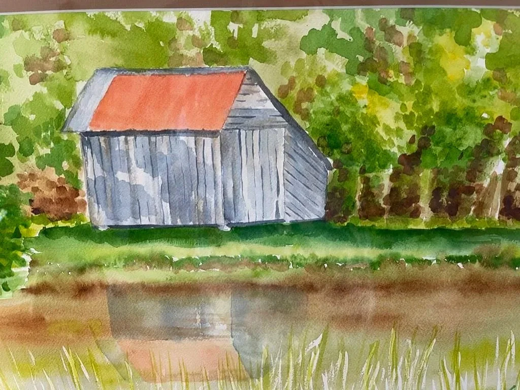 Old Shed, Watercolor