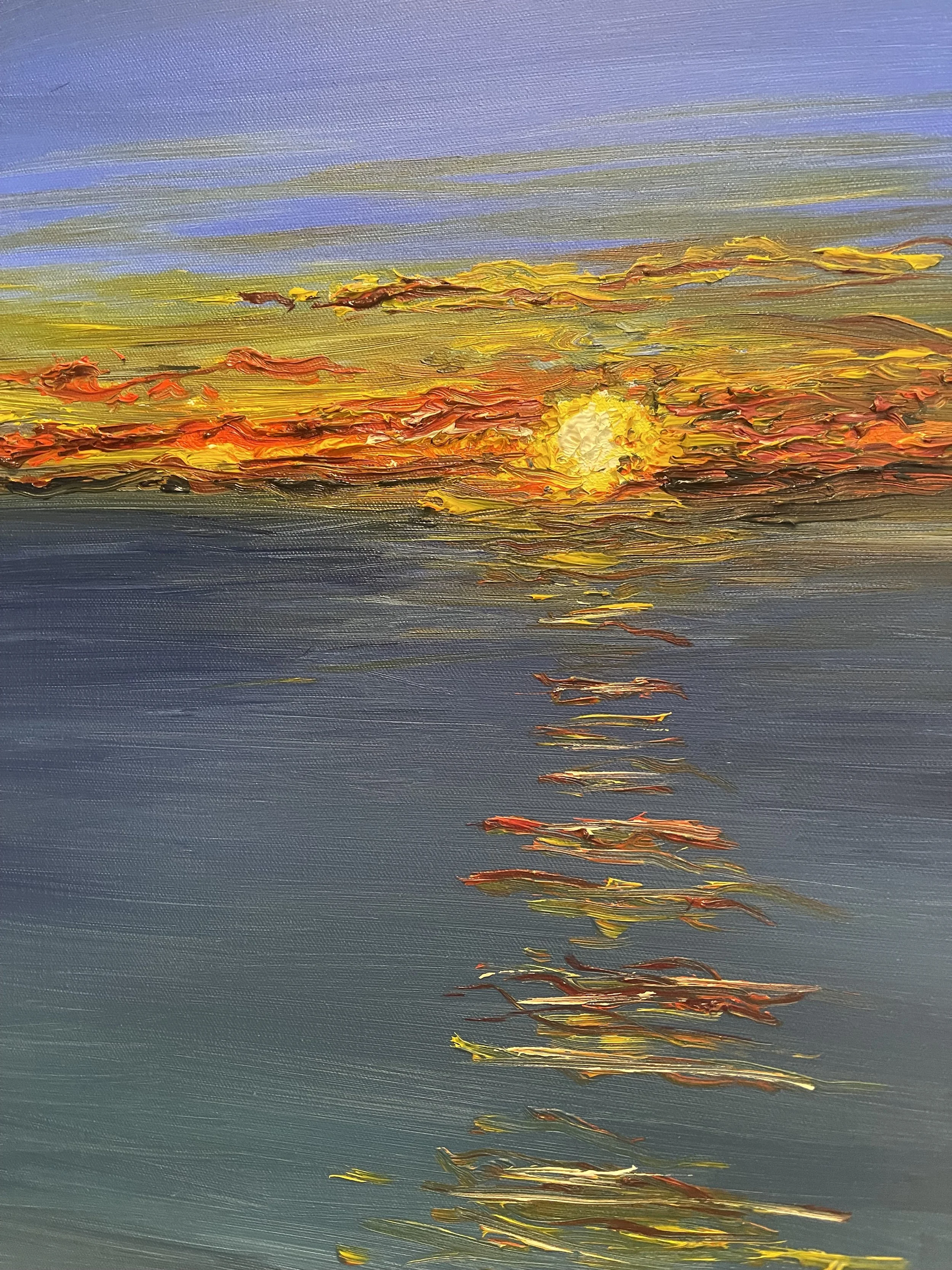 Sunset, Oils