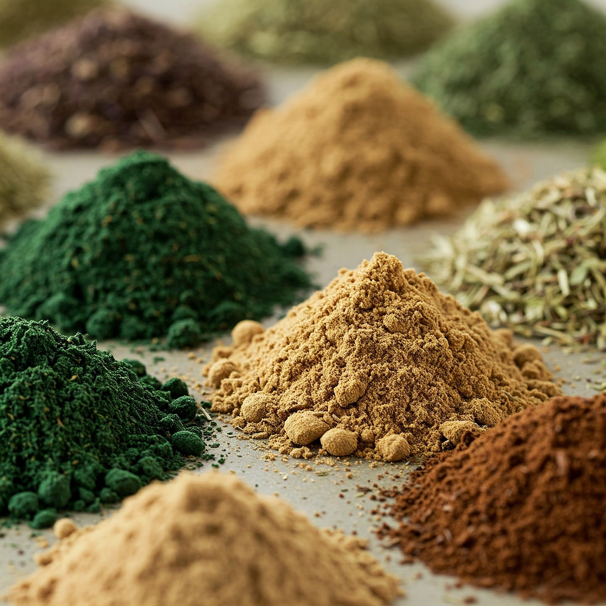Powdered Herbs (A-E)