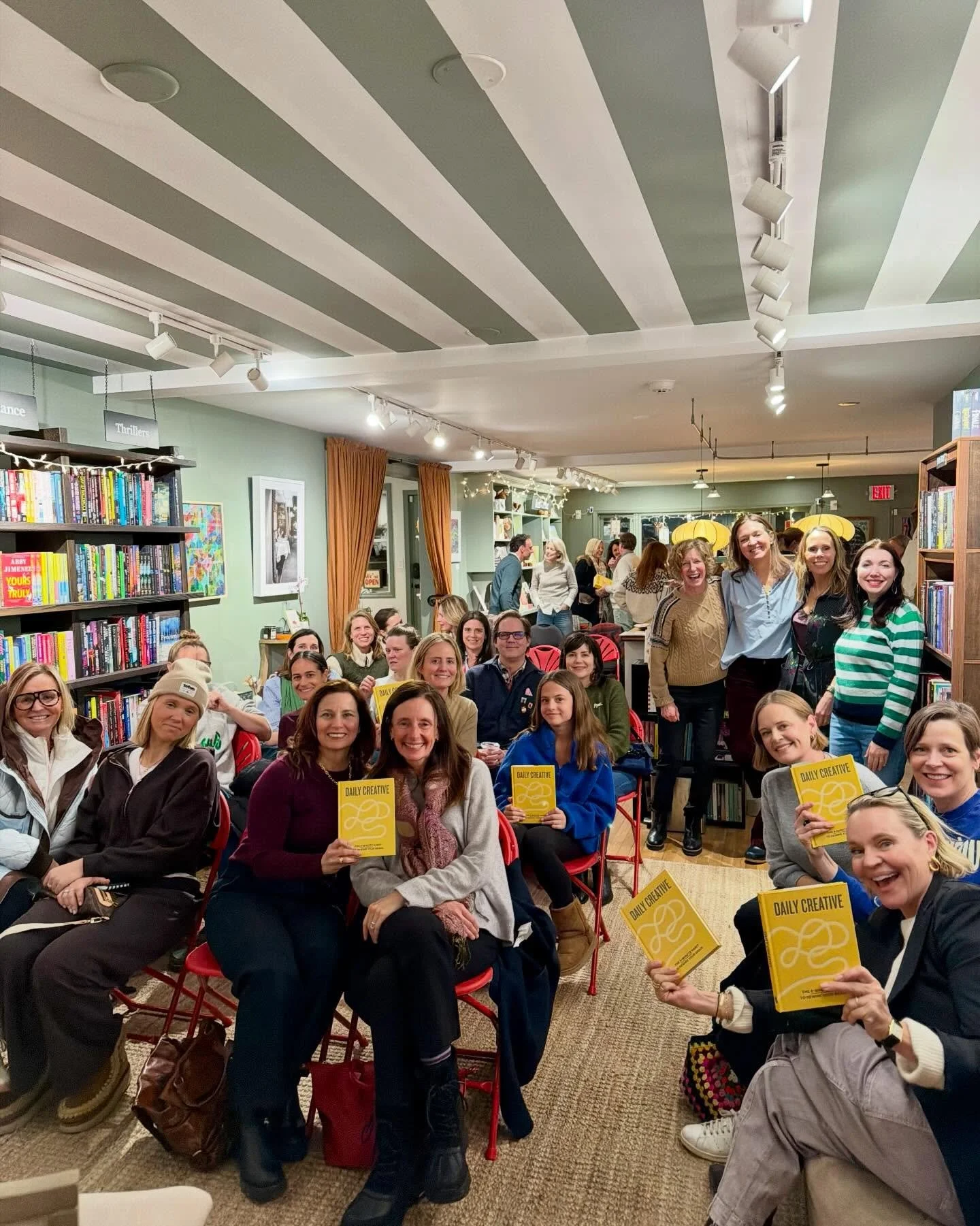 Such a fun, inspiring evening with Blythe Harris and Mallory May celebrating their new book, Daily Creative ✨

My biggest takeaway? Just five minutes of creativity a day can truly shift your emotional and mental well-being. It doesn&rsquo;t have to b