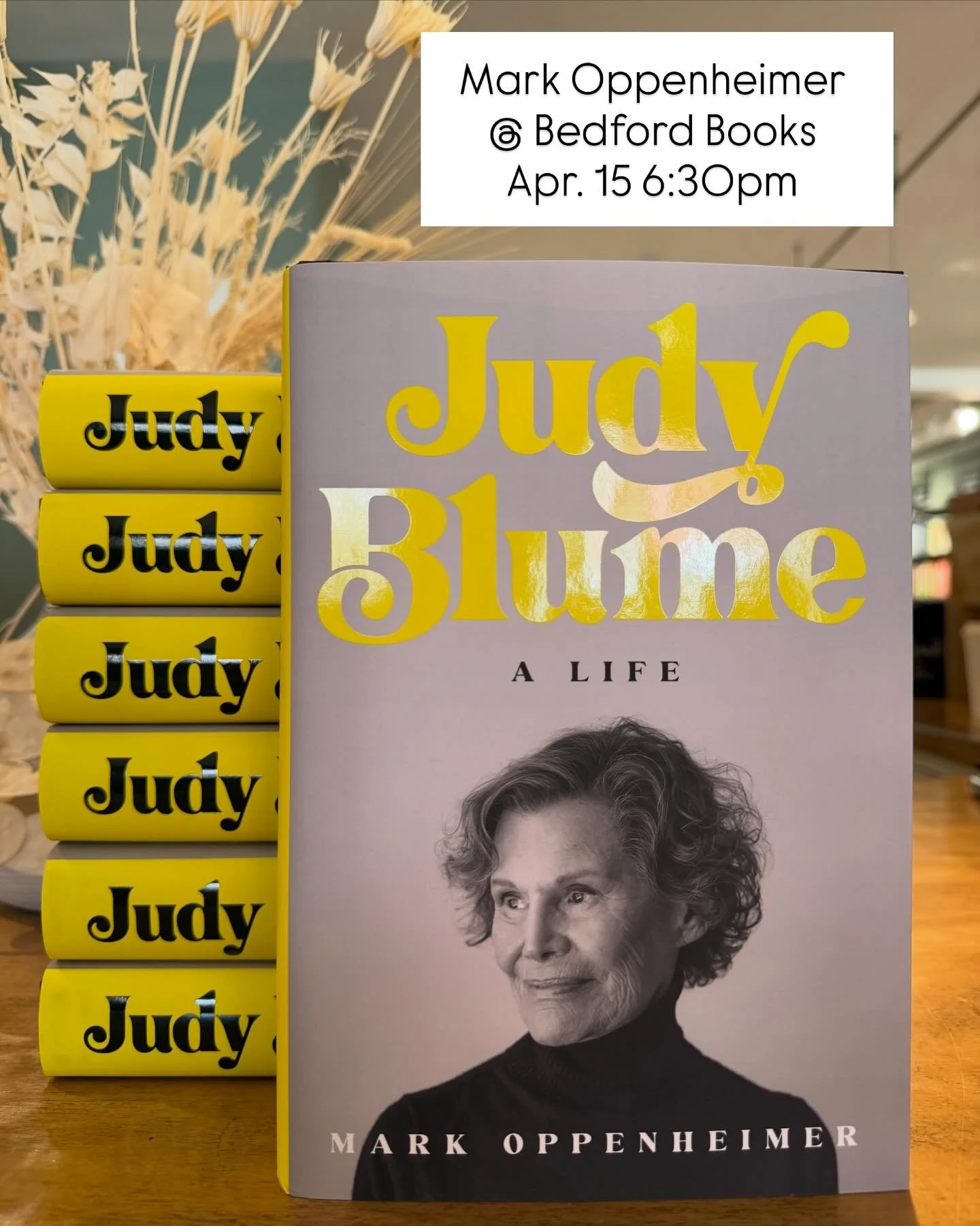 Judy Blume has been with me at every stage of my life&hellip;

As a teen: Are You There God? It&rsquo;s Me, Margaret.
As a mom: Tales of a Fourth Grade Nothing
As an adult: Summer Sisters

I can&rsquo;t think of another author who has done that for m