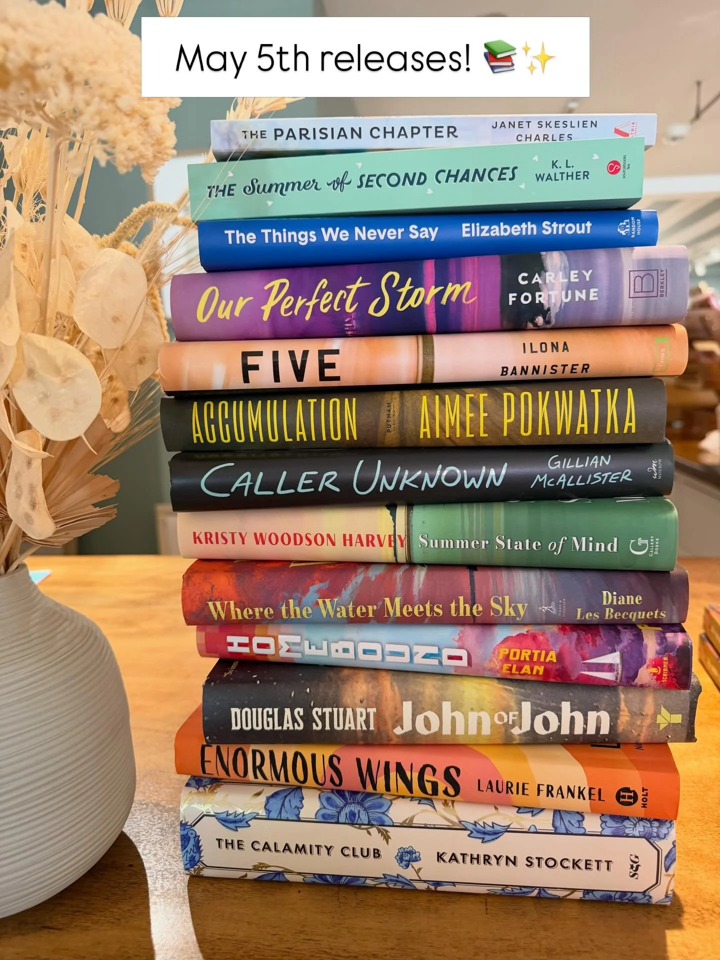 We usually post new releases to Stories&hellip; but this week deserves a spot on the feed. 📚✨

Our biggest release week since opening in December 2024&mdash;and it&rsquo;s a good one. Come browse, we can&rsquo;t wait to see what you pick. 💛

#Bedfo