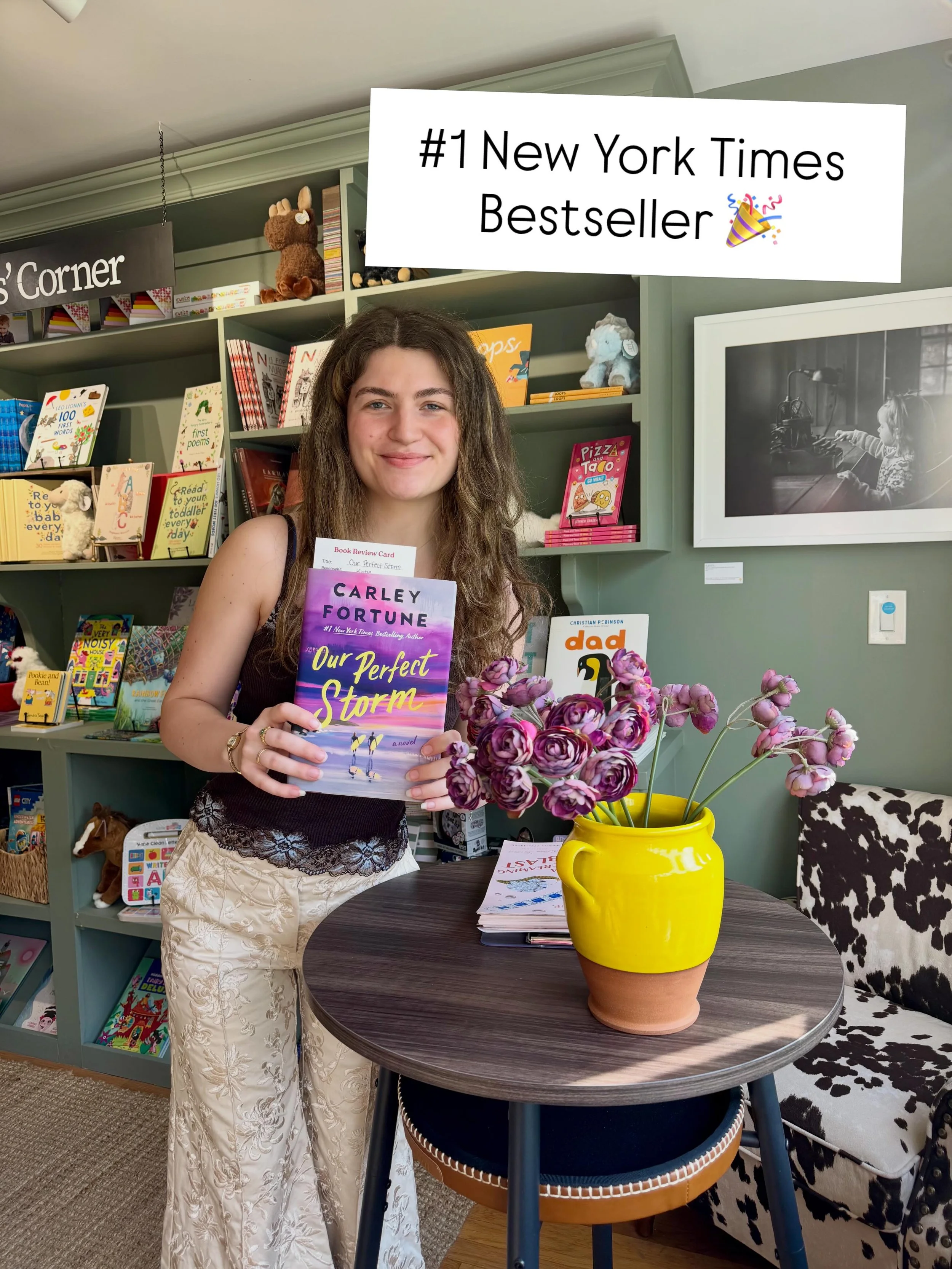 𝘖𝘶𝘳 𝘗𝘦𝘳𝘧𝘦𝘤𝘵 𝘚𝘵𝘰𝘳𝘮 debuted at # 1️⃣ on the New York Times bestseller list, and&nbsp;Katie devoured it in a single day! Here&rsquo;s her review&hellip;

&ldquo;This book is the ultimate summer romance! Best friends Frankie and George reu